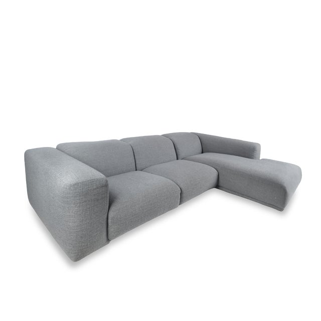 Textile Kelston Sectional Attributed to Design Within Reach For Sale - Image 7 of 12