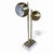 Mid-Century Brass Table Lamp with Dual Orb Marble Base, 1960s For Sale - Image 9 of 9