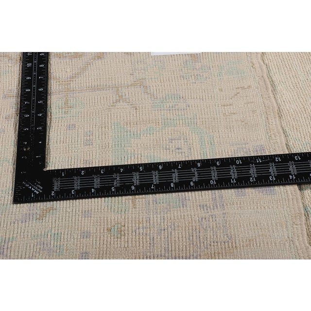 Textile Vintage Turkish Oushak Rug, 05'09 X 08'10 For Sale - Image 7 of 10