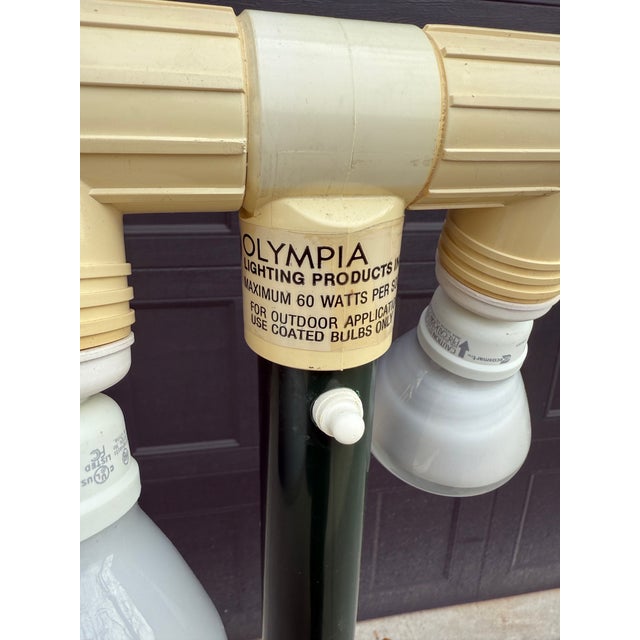 Textile Vintage 1970s Olympia Lighting Products Outdoor Rated Floor Lamp For Sale - Image 7 of 8