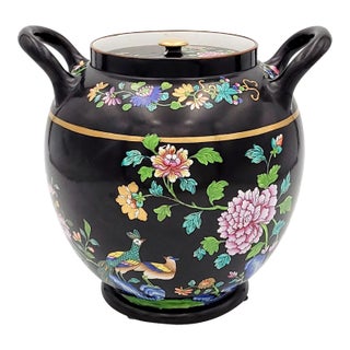 19th Century English Covered Jar by Spode For Sale