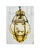 Vintage Mid Century Era Murano Caged Glass Pendant Lantern Attributed to Seguso, Amber Glass For Sale - Image 9 of 9