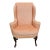 Mid 20th Century Baker Historic Charleston Mahogany Queen Anne Style Wing Chair Rare For Sale