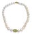 Late 20th Century Bochic “Capri” Vintage Pearl & Multi Gem Necklace Set in 18K & Silver For Sale - Image 5 of 7