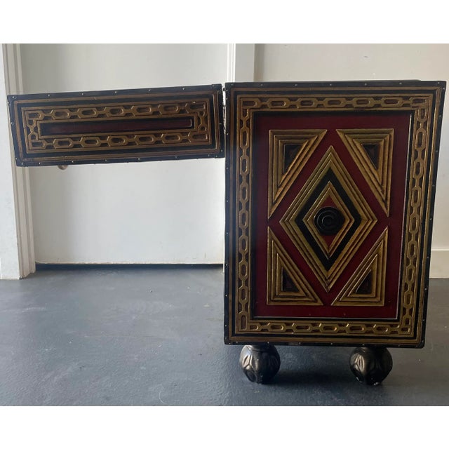 Mid-Century Modern Maitland Smith, Revival" Trunk For Sale - Image 3 of 13
