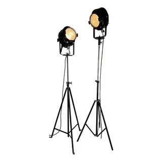Vintage Theater Spot Lights from Cremer Paris, 1950s, Set of 2 For Sale