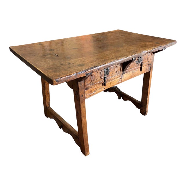 Spanish 17th Century Side Table For Sale