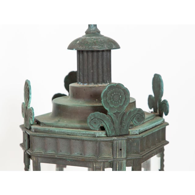 Art Deco Bronze Art Deco Lantern, Circa 1920-30s For Sale - Image 3 of 13