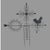 Mid 20th Century Primitive Country Folk Art Twisted Metal Directional Weathervane with Figural Chicken For Sale - Image 11 of 12