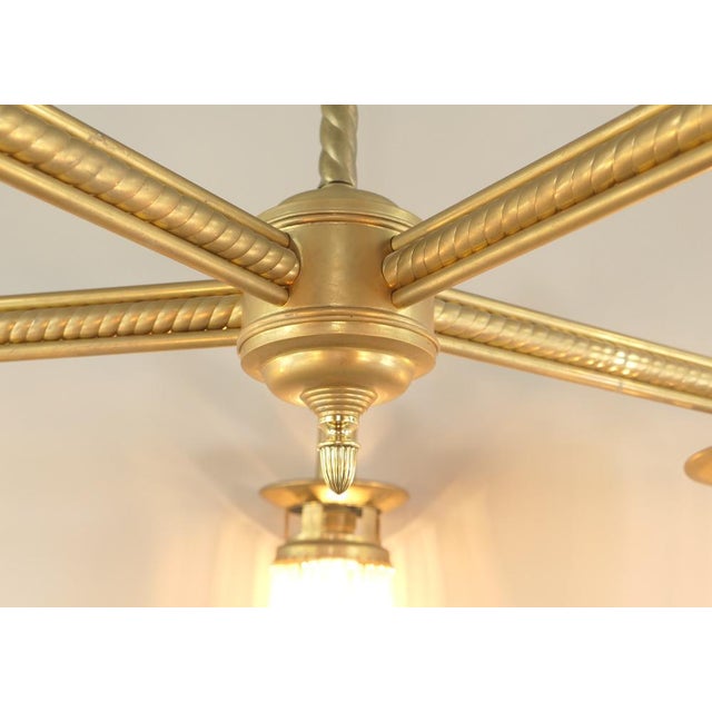 Viennese Coffee House Ceiling Lamp, 1890s For Sale - Image 4 of 9