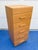 Contemporary Modern Tall Oak Dresser With Lift-Up Mirror For Sale In San Francisco - Image 6 of 12