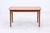 Vintage teak dining table by Lübke with softly rounded corners and a clean, period-typical design. The slender, tapered...