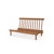 Not Yet Made - Made To Order Rishon Teak Outdoor Love Seat - Canvas Birds Eye For Sale - Image 5 of 5