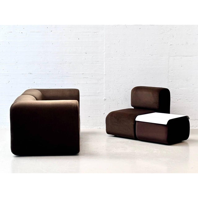 Textile Modular Lounge Seating Group from Blico, Switzerland, 1975 For Sale - Image 7 of 17