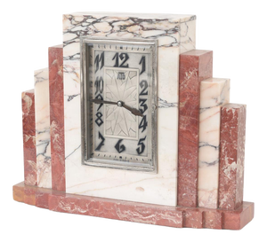 Ato Table Clock by Leon Hatot, France, 1925