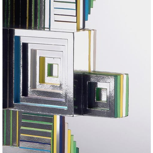 Maya Blue, Maya Blue, 2025, Paper Collage on Foam Board For Sale - Image 6 of 10