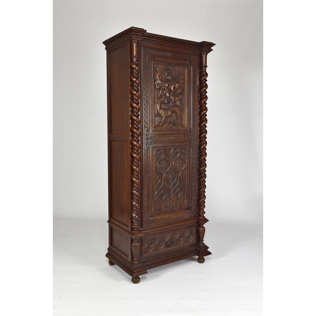 19th Century Antique Gothic Armoire Chairish