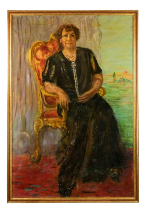 Antonio Feltrinelli, Portrait, Oil on Canvas, 1930s
