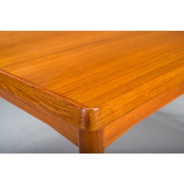 Extendable Teak Dining Table by Henning Kjaernulf for Vejle Stole & Møbelfabrik For Sale - Image 6 of 14