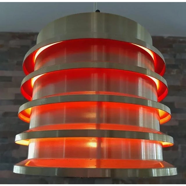 Ceiling Lamp by Carl Thore / Sigurd Lindkvist for Granhaga Metallindustri, 1964 For Sale - Image 11 of 18