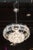 Mid-Century Modern Two-Tiered Crystal Segmented Chandelier with Chrome Fittings by Kinkeldey For Sale - Image 3 of 6