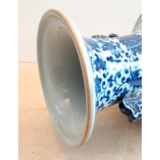 Ceramic Early 20th Century Chinese Porcelain Garden Story Vase For Sale - Image 7 of 13