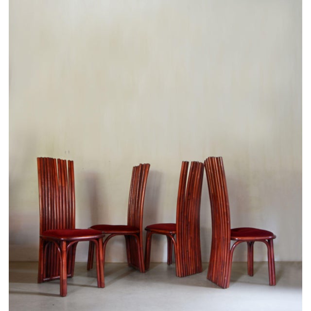 Chairs from Vivai Del Sud, 1970s, Set of 4 For Sale - Image 11 of 11