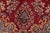 1990s Kerman Rug 9’1” X 14’7” Red Wool Vintage Traditional Hand-Knotted Carpet For Sale - Image 5 of 15