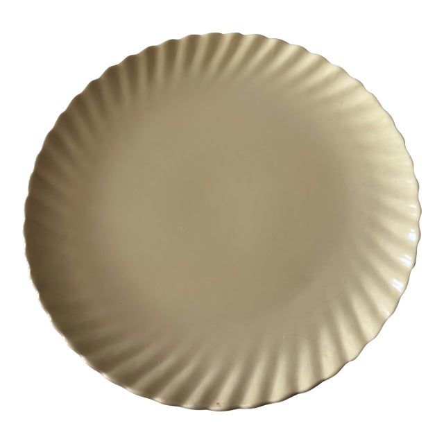 1940s Franciscan Ware Coronado Yellow Platter For Sale