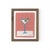 Camille the Martini by Willa Heart in Walnut Frame, Mini Art Print For Sale