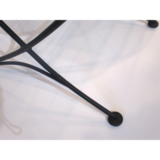 Metal Mid 20th Century Maurizio Tempestini Salterini Styled Orange Slice Loveseat For Sale - Image 7 of 11