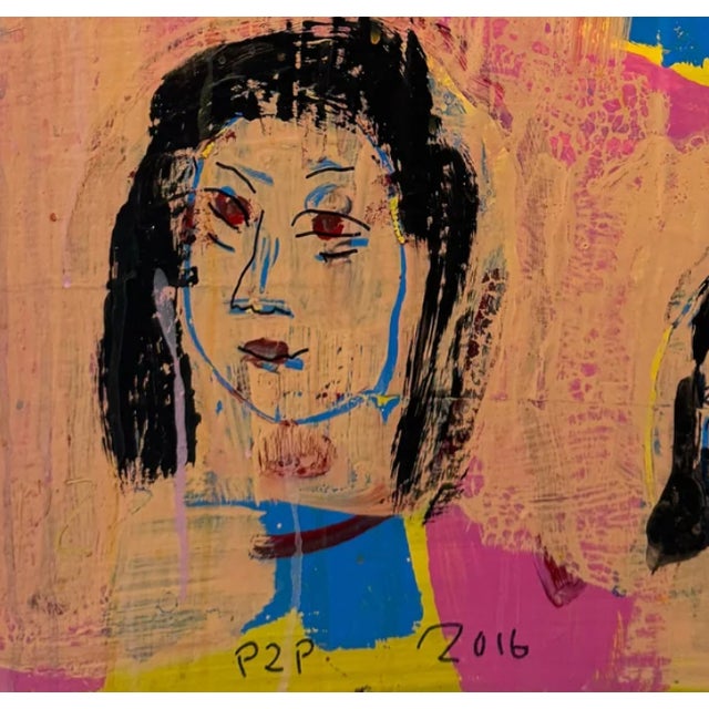 American Contemporary Women by Patricia Zinsmeister Parker Painting For Sale - Image 3 of 3