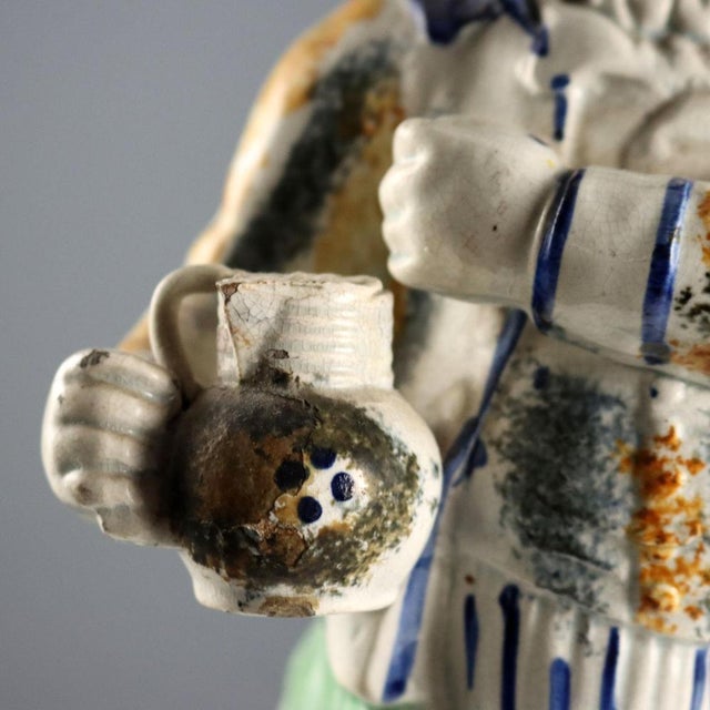 Ceramic Toby Jug from Stafforshire Manufactory For Sale - Image 5 of 10