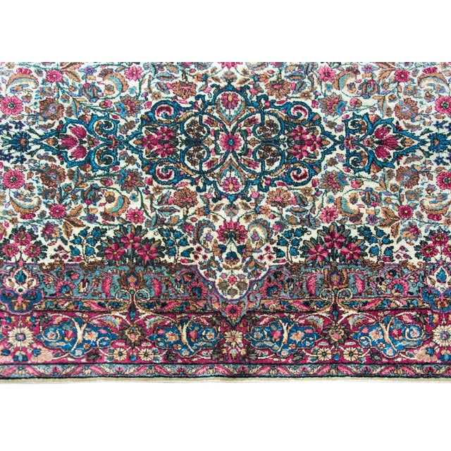 Early 20th Century Persian Kirman Rug For Sale - Image 12 of 16