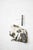 Contemporary Flintstone Silex Curved Wall Mounted Flower Vessel by Studio Do For Sale - Image 3 of 5