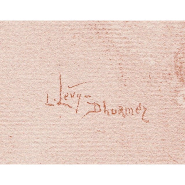 Lucien Lévy-Dhurmer, Belle d'Antan, 1897, Lithograph on Paper For Sale - Image 4 of 9