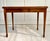 Vintage George III Style Mahogany Serpentine Fold-Over Console Game Table For Sale - Image 15 of 17