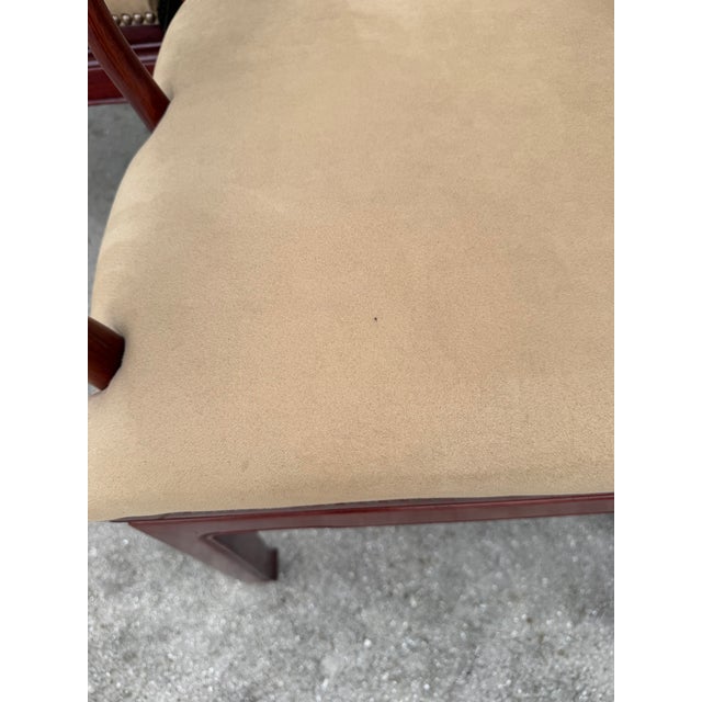 Vintage Chinese Ming Style Rosewood Official’s Hat Armchairs, Pair For Sale - Image 13 of 18