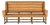 Antique Italian Walnut Sofa, 1700s For Sale