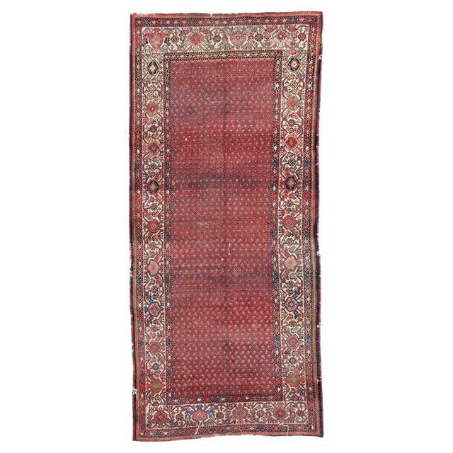 Large Antique Malayer Runner, 1890s For Sale
