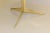 Metal Modernist Italian Brass and Marble Side Table For Sale - Image 7 of 10