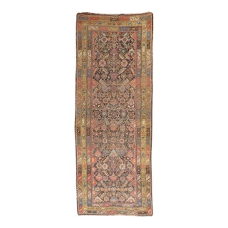 Early 20th Century Zabihi Collection Worn Persian Runner - 3'4" x 8'7" For Sale