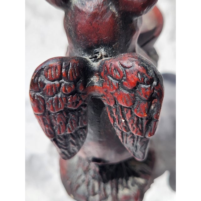 Red Boxwood Japanese Netsuke Pig Figurine For Sale In San Francisco - Image 6 of 11