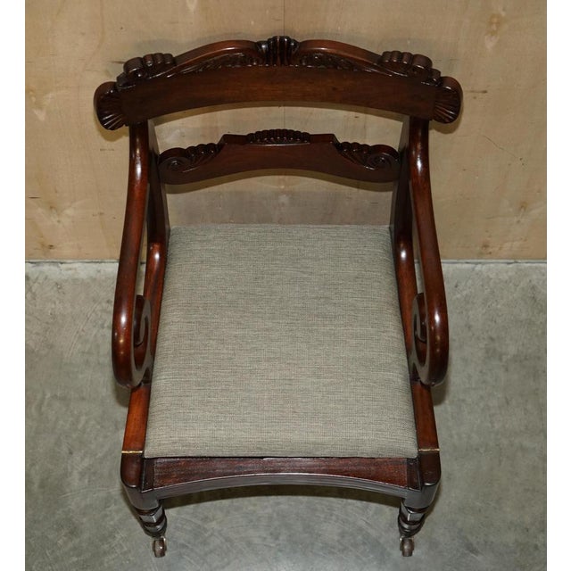 Antique William IV Flamed Hardwood Metamorphic Library Steps, 1830 For Sale - Image 9 of 18