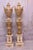 French Pair of Large Neoclassical Beige Marble and Ormolu Bronze Urn Amphorae With Matching Pedestals For Sale - Image 3 of 16