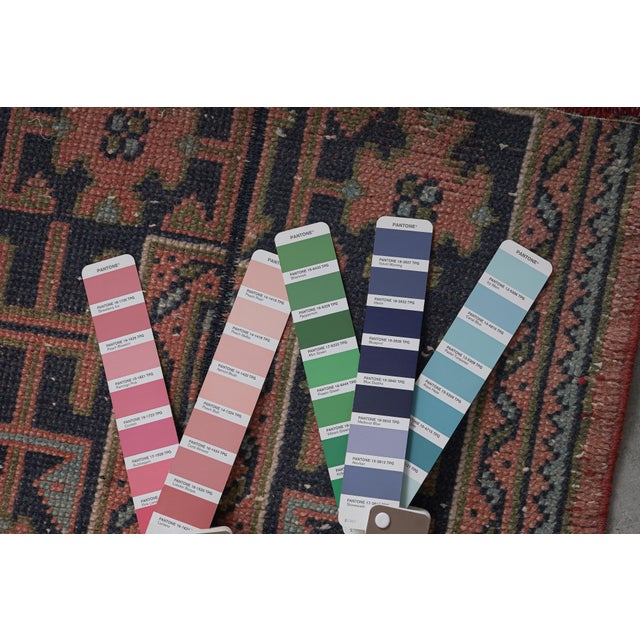 1960s Hand-Knotted Anatolian Runner - Stair Carpet 2'1'' X 20'8'' For Sale - Image 11 of 12