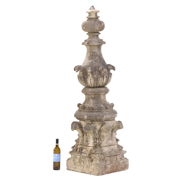 This finely detailed finial will be a stately addition to your garden or serve as a statement for your interior. The...