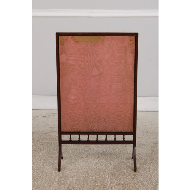 Antique English Mahogany Needlepoint For Sale - Image 16 of 16