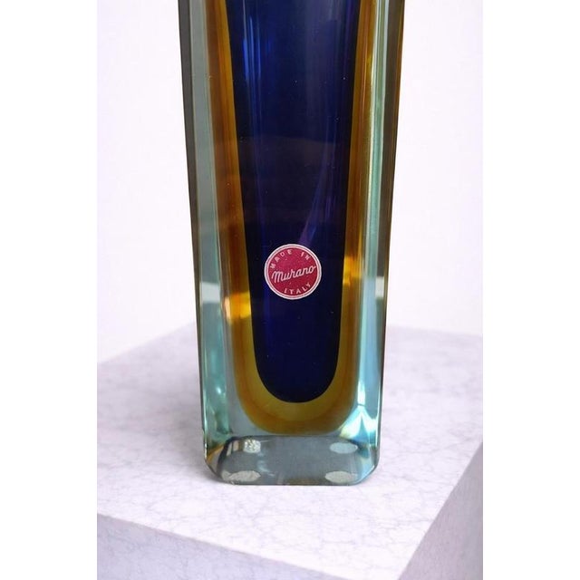 Glass Sommerso Murano Glass Vases by Flavio Poli for Seguso, Italy, 1950s, Set of 3 For Sale - Image 7 of 9