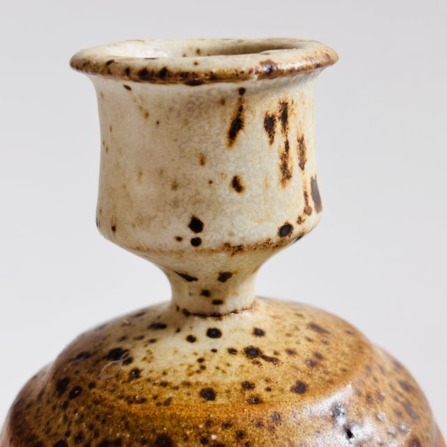 Studio Pottery Candle Holder For Sale - Image 9 of 12